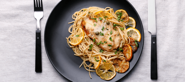 Poulet Piccata Pastene