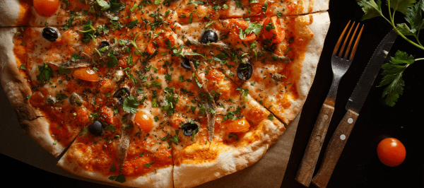 Pizza aux anchois Pastene