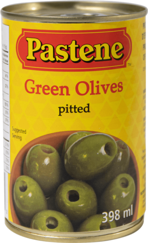 Green Pitted Olives