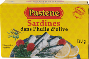 Sardines dans l'huile d'olive