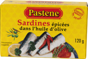 Sardines épicées dans l'huile d'olive