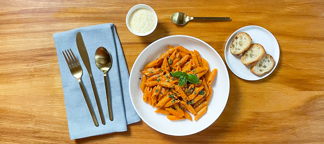 Penne épicés à la vodka